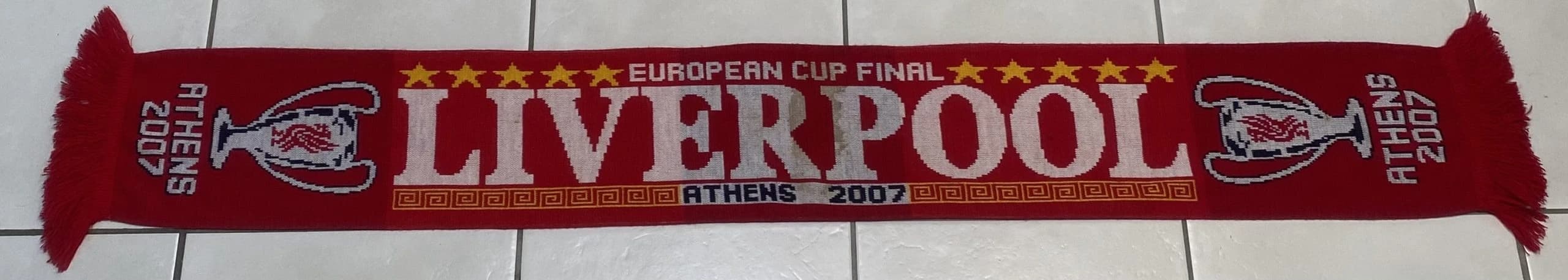 Liverpool European Cup final scarf - view 1
