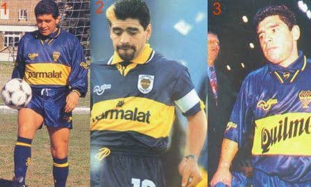 Boca Juniors 1993/95 Home - Maradona - view 8