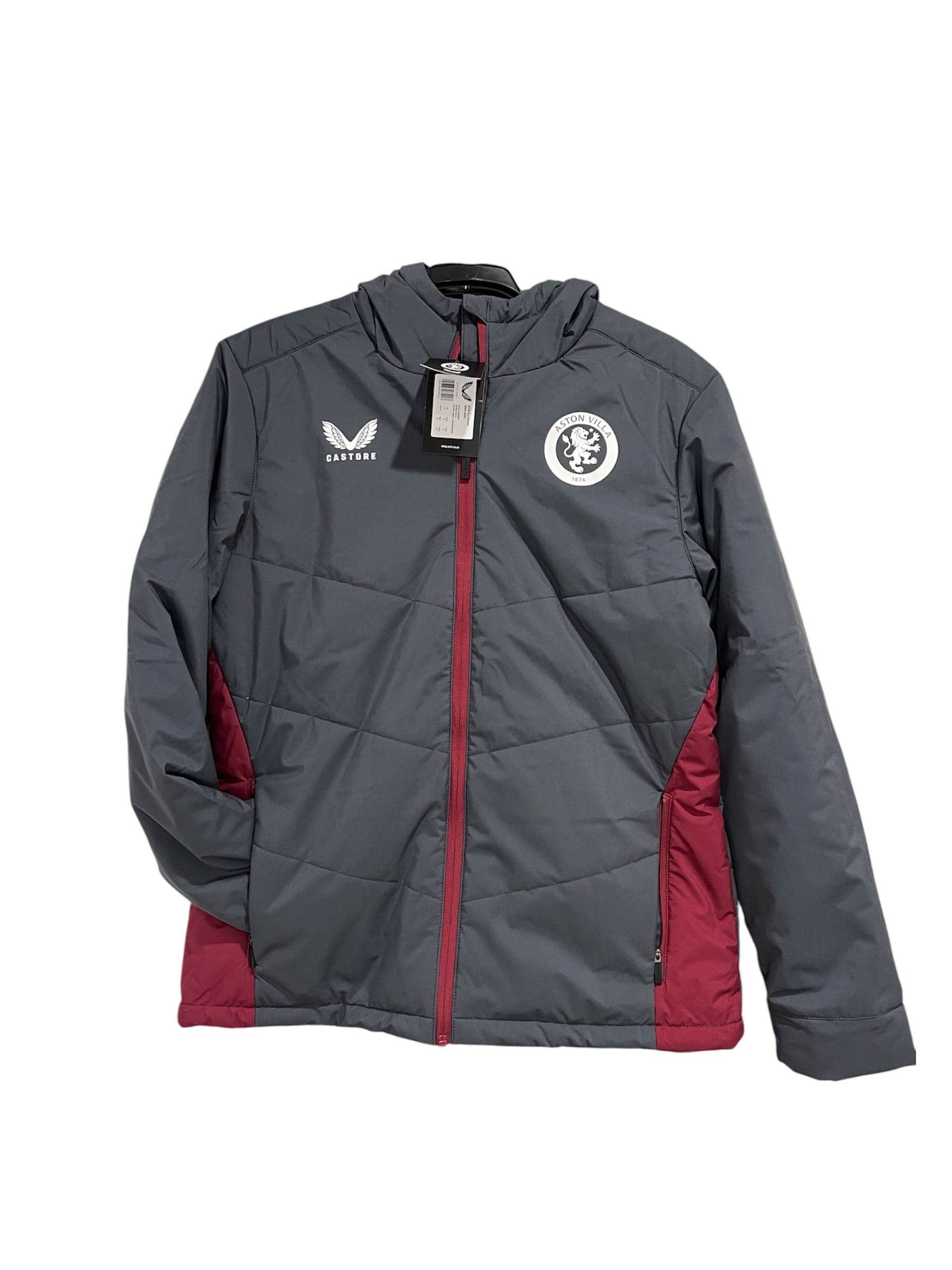 Aston Villa 2023-24 Bench Jacket - M - TM3582-229 - view 1