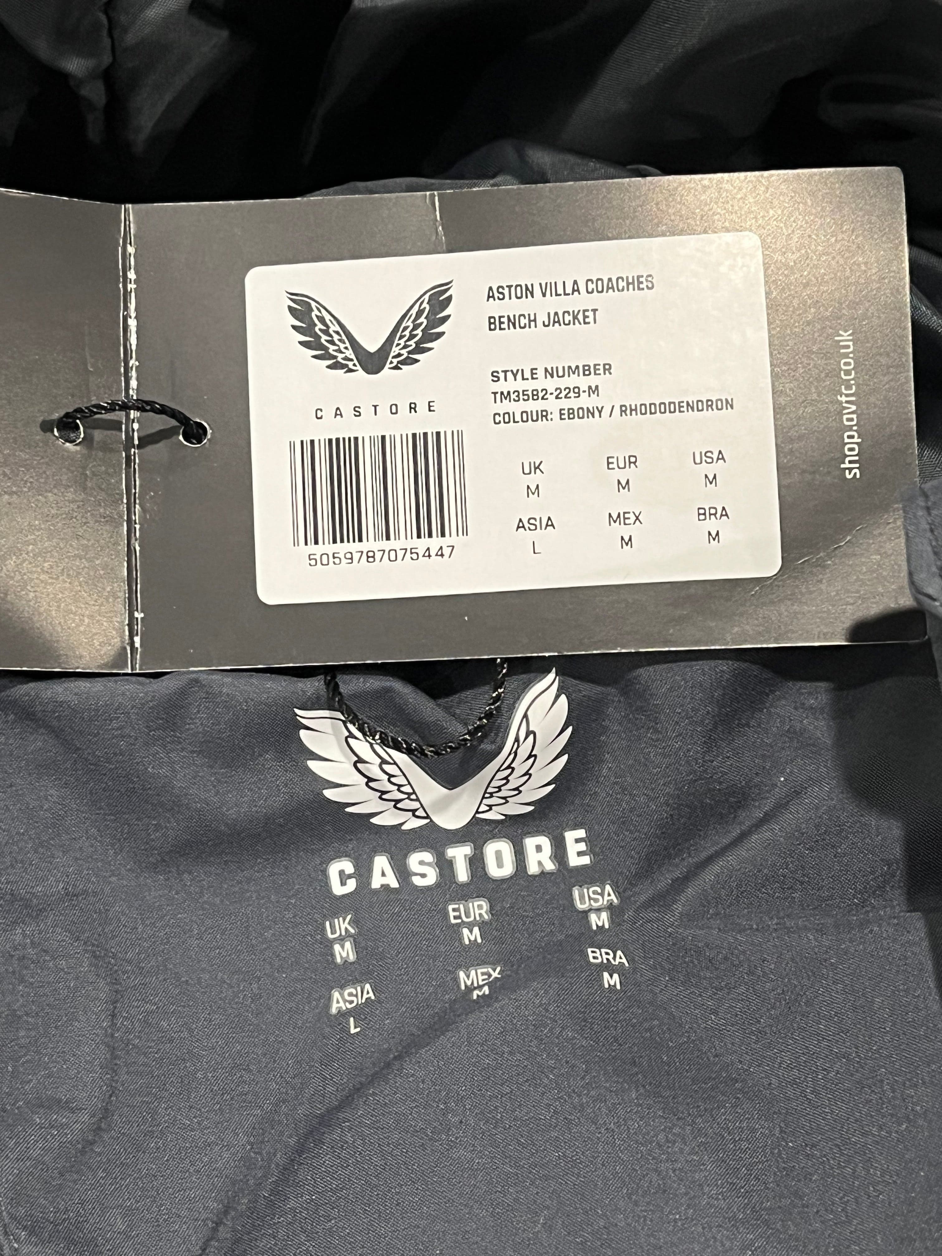 Aston Villa 2023-24 Bench Jacket - M - TM3582-229 - view 7